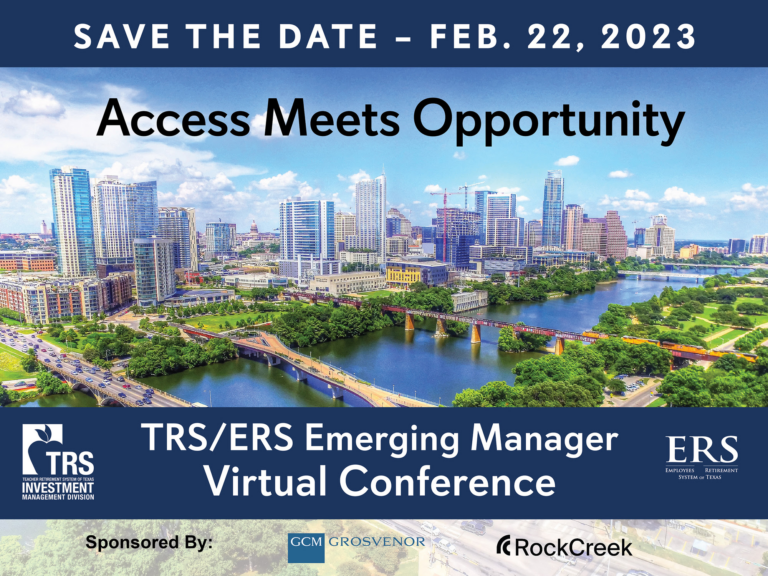 2023 TRS / ERS Emerging Manager Conference CGEEMB